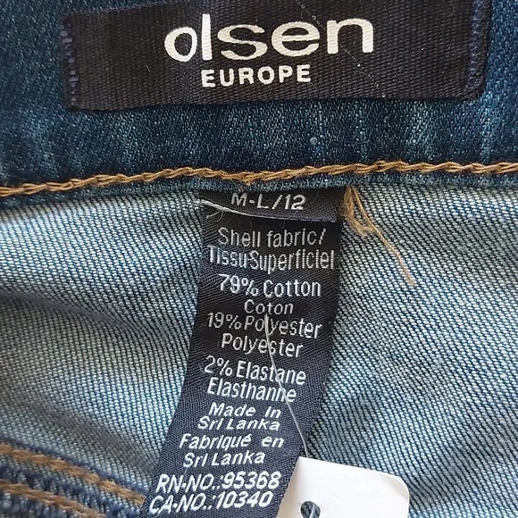 NWT, "OLSEN" Jean's, size 42 ( M-L/12) - Picture 8 of 9